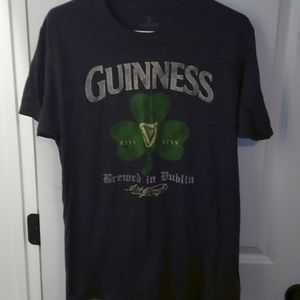Guinness, medium, navy blue tee